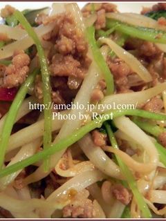 もやしと三つ葉の中華炒め-レシピのメイン写真