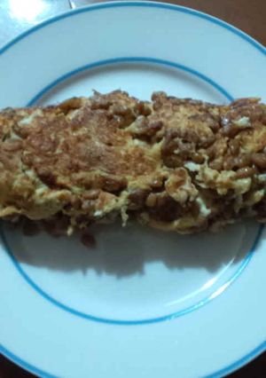 納豆玉子焼き-レシピのメイン写真