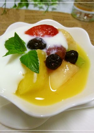 フローズンフルーツのヨーグルトデザート✼-レシピのメイン写真