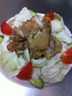 野菜も一緒!うちの油淋鶏☆-レシピのメイン写真