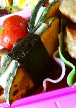 かぼちゃとチーズの磯部巻き-レシピのメイン写真