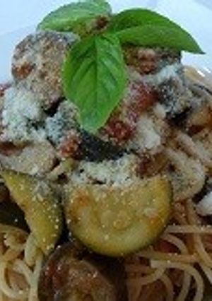 夏野菜のトマトパスタ　基本のトマトソース-レシピのメイン写真