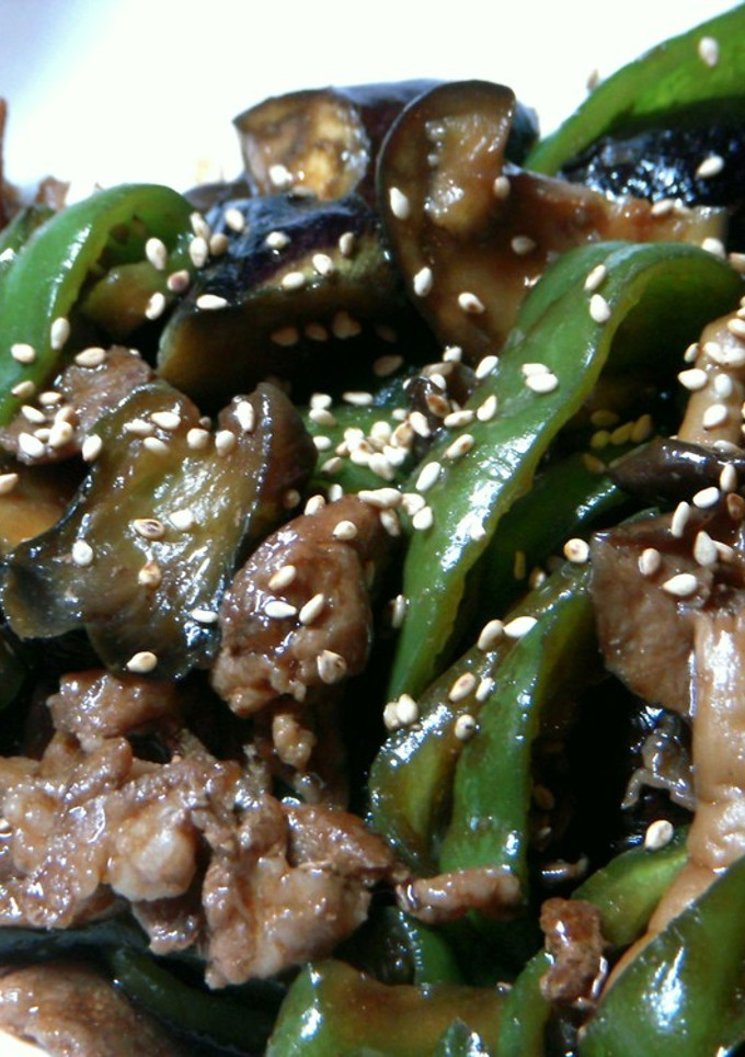 豚肉と茄子とピーマンの舐麺醤炒め-レシピのメイン写真