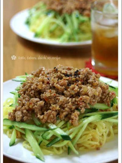 きゅうりたっぷり肉味噌冷麺-レシピのメイン写真