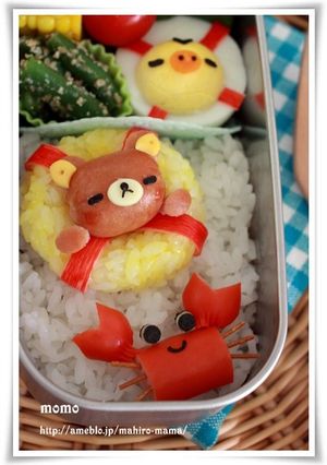 ウインナーのカニさん☆キャラ弁やお弁当に-レシピのメイン写真