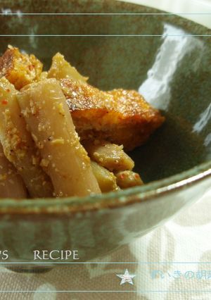 ➏　ずいきの胡麻和え☆ピリ辛　➏-レシピのメイン写真