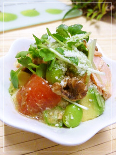 鮭とアボカドとトマトのサラダ-レシピのメイン写真