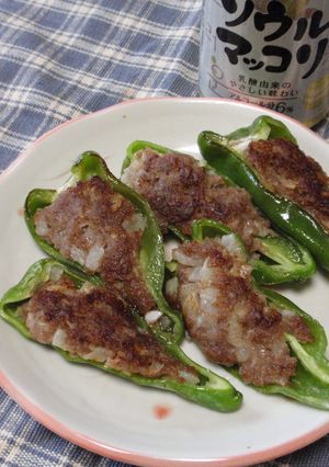 ちゃちゃっとピーマンの肉詰め-レシピのメイン写真