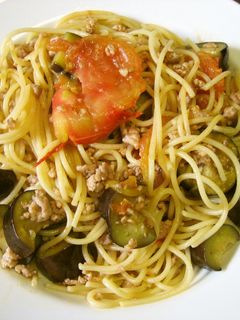 簡単☆なすとトマトのパスタ-レシピのメイン写真