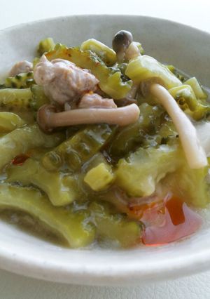 ゴーヤのあんかけ豆腐-レシピのメイン写真