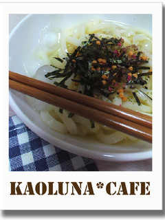 火を使わない!お茶漬けの素で冷やしうどん-レシピのメイン写真