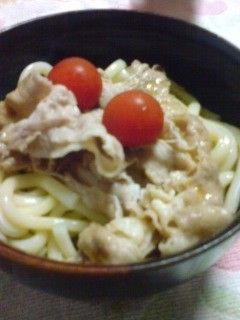 冷しゃぶうどん-レシピのメイン写真