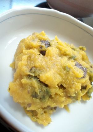 壱岐の郷土料理かぼちゃのおよごし-レシピのメイン写真