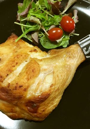 ☆骨付きチキンの和風オーブン焼き☆-レシピのメイン写真