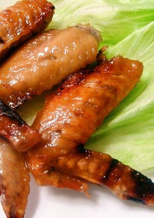 スチームロースターで手羽先のつけ焼き-レシピのメイン写真