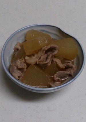 ★冬瓜と豚肉のにんにく醤油煮★-レシピのメイン写真