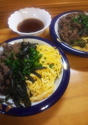 瓦で焼かない瓦そば-レシピのメイン写真