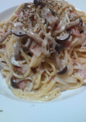 きのことベーコンの和風クリームパスタ-レシピのメイン写真