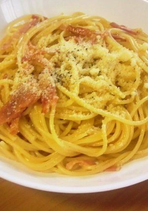 覚書*濃厚お店のカルボナーラ-レシピのメイン写真