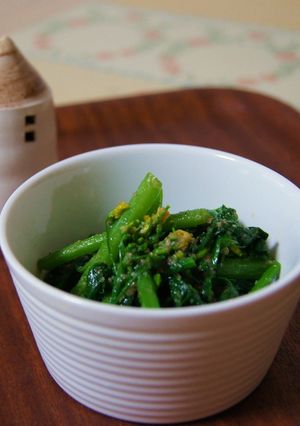 アスパラ菜ごま酢和え-レシピのメイン写真