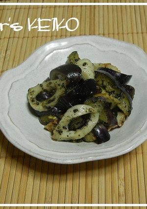 【農家のレシピ】なすとちくわの胡麻和え-レシピのメイン写真