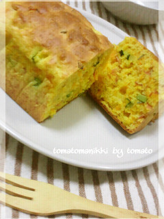 ホットケーキミックスで野菜ケークサレ-レシピのメイン写真