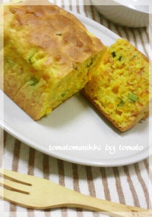 ホットケーキミックスで野菜ケークサレ-レシピのメイン写真