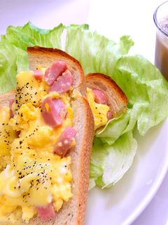 ふわとろスクランブルのチーズトースト-レシピのメイン写真