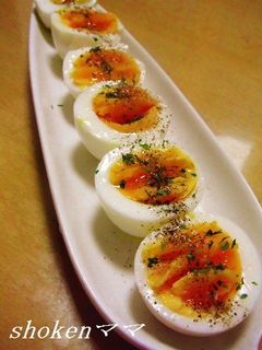 おつまみにいかが!イタリアンnaゆで玉子-レシピのメイン写真