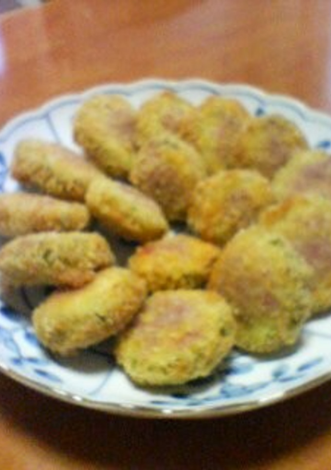 ゴーヤとコンビーフの揚げ物-レシピのメイン写真