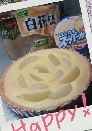 アイスでクラフティーみたいな桃タルト-レシピのメイン写真