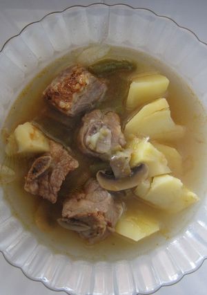 スペイン風漬けこみ豚ロース肉の煮込み-レシピのメイン写真