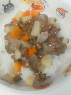 野菜嫌いな幼児におすすめ☆野菜納豆丼☆-レシピのメイン写真