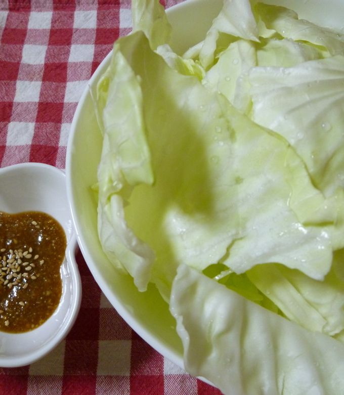 やみつき♪味噌ディップでパリパリキャベツ-レシピのメイン写真