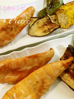 ささみのしょうゆ付け焼き-レシピのメイン写真