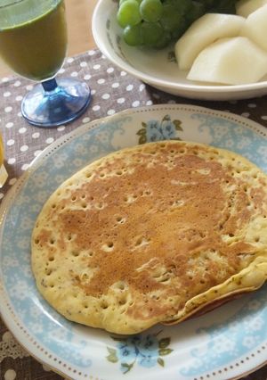 ローズが香る♪しっとりふわふわパンケーキ-レシピのメイン写真