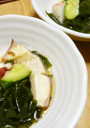 たことわかめの和え物-レシピのメイン写真
