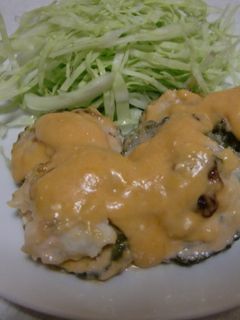 ゴーヤのエビ詰め☆マヨソース-レシピのメイン写真