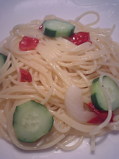 プチトマトときゅうりのパスタ-レシピのメイン写真