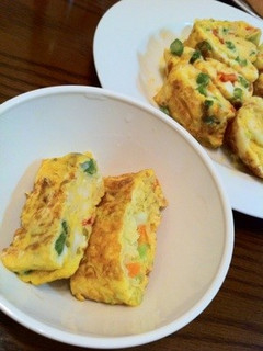 離乳食中〜後期☆はんぺん入り野菜卵焼き☆-レシピのメイン写真