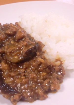 コク旨☆挽き肉となすの和風みそカレー-レシピのメイン写真
