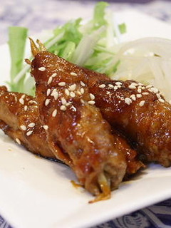 ごぼうとキムチの豚肉巻き-レシピのメイン写真