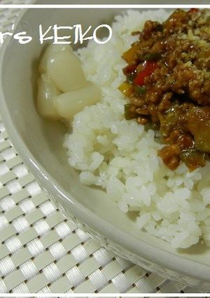 【農家のレシピ】ナスのドライカレー-レシピのメイン写真