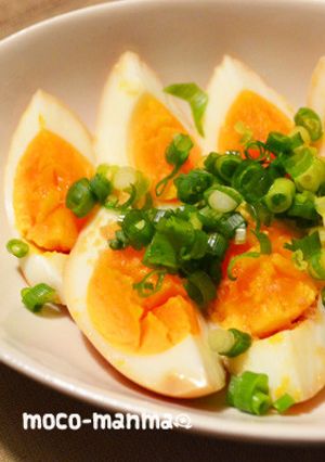 ＊簡単おつまみ＊にんにく香味味玉-レシピのメイン写真