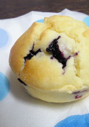 私のブルーベリーチーズケーキマフィン♪-レシピのメイン写真