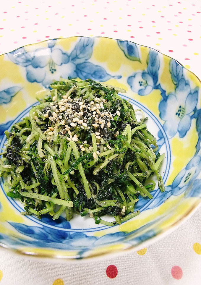 豆苗のごま和え-レシピのメイン写真