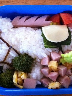 ホワイトソース弁当(アンパンマン)-レシピのメイン写真