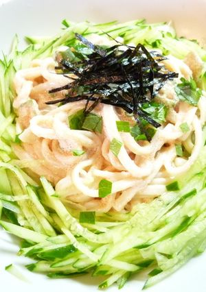 冷製タラマヨうどんヽ(^◇^*)/-レシピのメイン写真