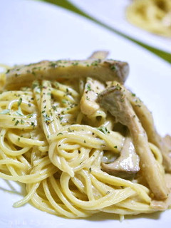 アンチョビとエリンギのクリームパスタ-レシピのメイン写真