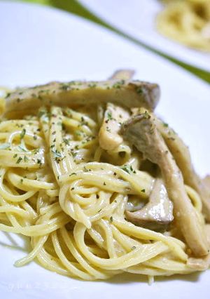 アンチョビとエリンギのクリームパスタ-レシピのメイン写真